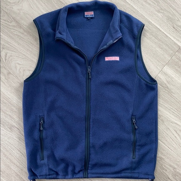 Vineyard Vines Other - Vineyard Vines Men’s Fleece Vest Navy Blue